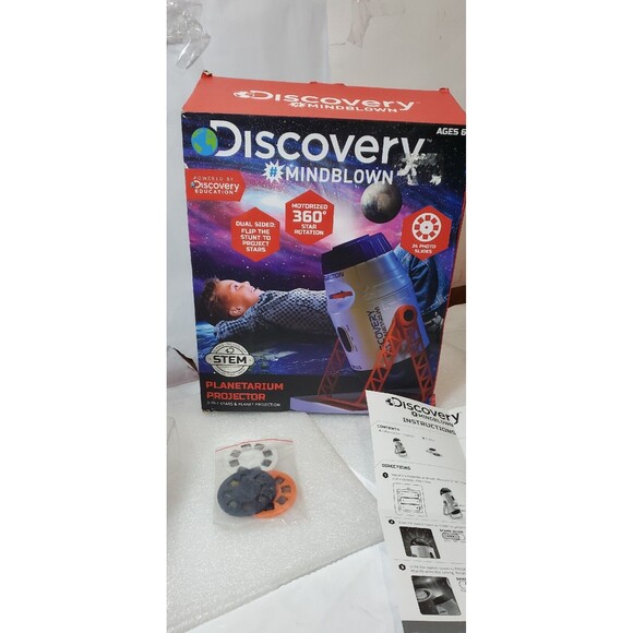 Discovery Planetarium Projector 360 Motorized Space Stars STEM Toy Missing Cover - Picture 4 of 5